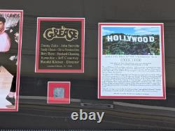 Authentic Hollywood Sign Grease Movie Limited Edition Piece Framed COA 1978 Sign