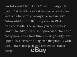 Autoworld Exclusive Chris Spangler Custom 2 Piece Squarebody Set Autographed