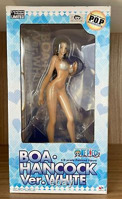 BANPRESTO STATUE-ONE PIECE P. O. P-BOA HANCOCK Ver WHITE- LIMITED EDITION