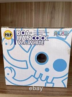 BANPRESTO STATUE-ONE PIECE P. O. P-BOA HANCOCK Ver WHITE- LIMITED EDITION