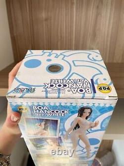 BANPRESTO STATUE-ONE PIECE P. O. P-BOA HANCOCK Ver WHITE- LIMITED EDITION