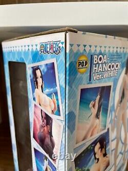 BANPRESTO STATUE-ONE PIECE P. O. P-BOA HANCOCK Ver WHITE- LIMITED EDITION