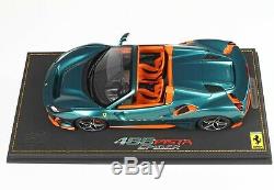 BBR 1/18 Cod P18162H1FERRARI PISTA 488 VERDE PINO Green! LTD 24 Pieces NEW