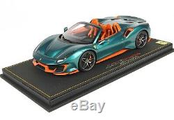 BBR 1/18 Cod P18162H1FERRARI PISTA 488 VERDE PINO Green! LTD 24 Pieces NEW