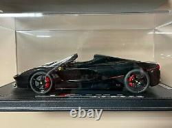 BBR Models 1/18 Ferrari LaFerrari Aperta Gloss Black 1 of 4 pieces P18135GEN20-1