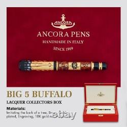 BIG 5 African BUFFALO Ancora Limited Edition Roller ball pen Number 4 of 5 piece