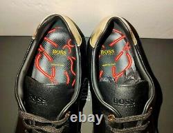 BOSS Chinese New Year Edition All Black Red Bottoms Men's Trainers Rare Piece