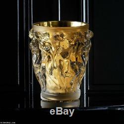 Bacchantes Grand Vase Limited Edition (90 Pieces) Clear Crystal With Gold Leaf 1