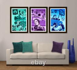 Back to the Future Ltd. Ed. Pop Art 3-Piece Triptych Print Signed by Artist