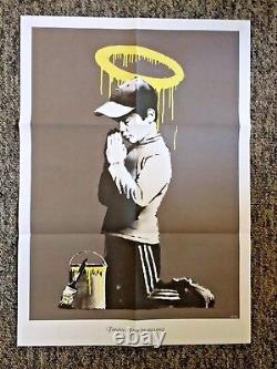 Banksy Don't Panic Poster'Forgive Us Our Trespassing' Dismaland RARE