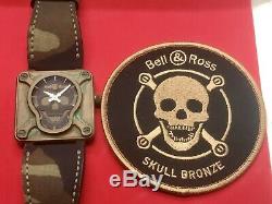Bell & Ross Bronze Skull BR01 BRONZO Swiss Automatic Limited Edition 500 Pieces
