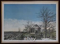 Billy Morrow Jackson Limited Edition Print `White Heath` Signed and Framed