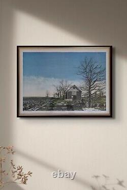 Billy Morrow Jackson Limited Edition Print `White Heath` Signed and Framed