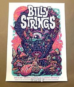 Billy Strings San Diego Poster Cal Coast Open Air 2022 Mariano Arcamone #/300