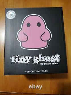 Bimtoy Tiny Ghost PINK & FUZZY Limited Edition 200 pieces Flocked Figure