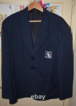 Blue Iceberg History Mickey Mouse Blazer Rare Limited Edition Piece