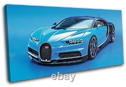 Bugatti Chiron Exotic Hyper Supercar Cars SINGLE CANVAS WALL ART Picture Print