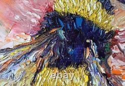 Bumble Bee, 10x8, Limited Edition Oil Painting Canvas Print, Animal Art