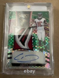 CALVIN RIDLEY 2018 Select 2020 Jumbo Rookie Patch RPA RC Auto 4 CLR GREAT PATCH