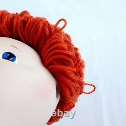 Cabbage Patch Soft Sculpture Red Hair Blue Eyes Boy PVK Paradise Valley 2011