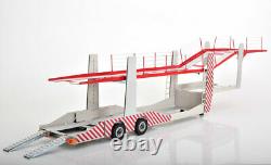 Car Transporter 6 Car Trailer 118 Scale Metal Fantastic Display Piece Rare New