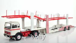 Car Transporter 6 Car Trailer 118 Scale Metal Fantastic Display Piece Rare New