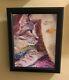 Cat Goldfish, 8x10, Limited Edition, Oil Painting Canvas Print, Framed