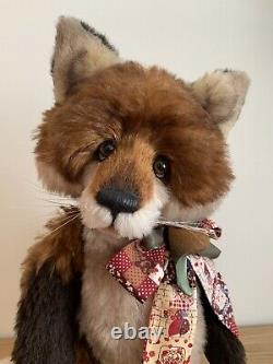 Charlie Bears Fox Rogan Ltd Edition 120 Pieces Worldwide