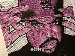 Chris Boyle Ice Cube Rap Icon poster art print LA US Hip Hop 23/25