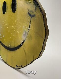 Chris Boyle Wooden Smiley Balloon street urban art decor SMILE 002 Made to order