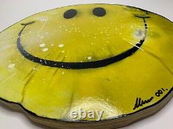 Chris Boyle Wooden Smiley Balloon street urban art decor SMILE 002 Made to order