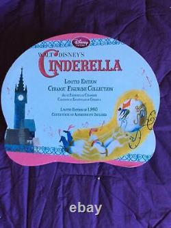 Cinderella Limited Edition Ceramic Figurine Collection 9 piece set