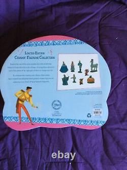 Cinderella Limited Edition Ceramic Figurine Collection 9 piece set