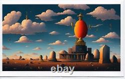 CleverVision Art Labs ENIGMATIC MOONLIGHT Fine Print Surrealism Realism Abstract