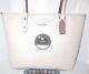 Coach 38691 Disney Minnie Mouse Patch Chalk Leather City Zip Top Tote Nwt $325