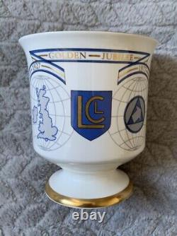 Coalport Limited Edition Golden Jubilee Carriers Goblet Extremely Rare Piece