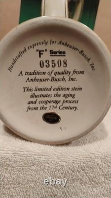 Complete 4-Piece Budweiser Tomorrow's Treasures Limited Edition Stein Set