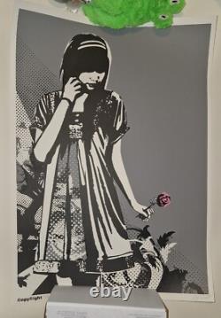 Copyright Limited Edition Signed Print Screen Printed 44/50 Upfest Banksy MayDay