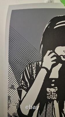 Copyright Limited Edition Signed Print Screen Printed 44/50 Upfest Banksy MayDay