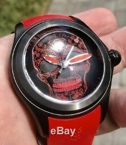 Corum Bubble Mexican Red Skull PVD Limited Edition 88 Pieces Swiss Automatic