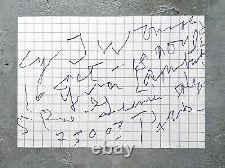 Cy Twombly Expo Paris Poster Galerie Yvon Lambert Oct 16 Nov 18 1982