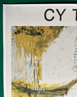 Cy Twombly Galerie Piece Unique Rare Exhibition Poster Paris 1993