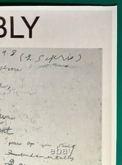 Cy Twombly Galerie Piece Unique Rare Exhibition Poster Paris 1993