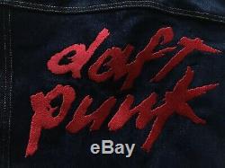 DAFT PUNK$650 LIMITED EDITION Denim trucker patch embroidered merch size M