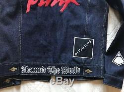 DAFT PUNK$650 LIMITED EDITION Denim trucker patch embroidered merch size M