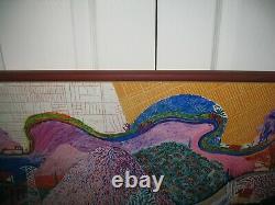 David Hockney Mulholland Drive LACMA 1980 Limited Edition Framed Poster