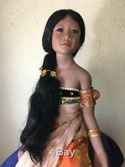 Dayu Collectible Doll Porcelain Ltd Edition 220/600 1990 Master Piece Gallery