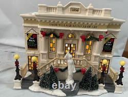 Dept 56 Snow Village MUSEUM OF ART EUC in Box. Limited Edition Piece