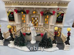 Dept 56 Snow Village MUSEUM OF ART EUC in Box. Limited Edition Piece