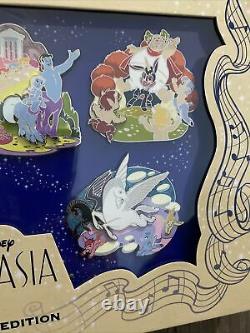 Disney Fantasia Limited edition 1000 jumbo pin 3 piece box set new